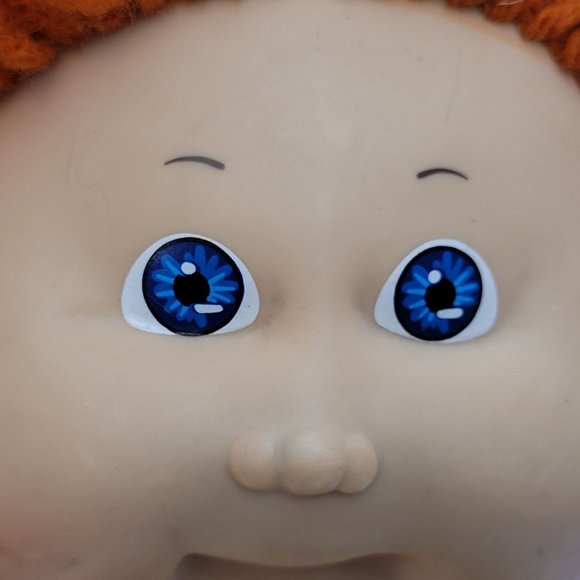 Cabbage Patch Kid CPK 1986 Red Hair Blue 1 Tooth Eyes Needs TLC Cleaning - Picture 2 of 16